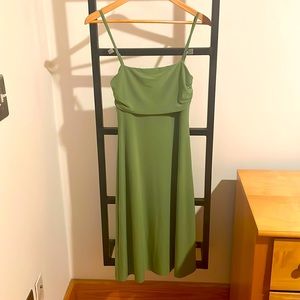 Lime green cocktail dress